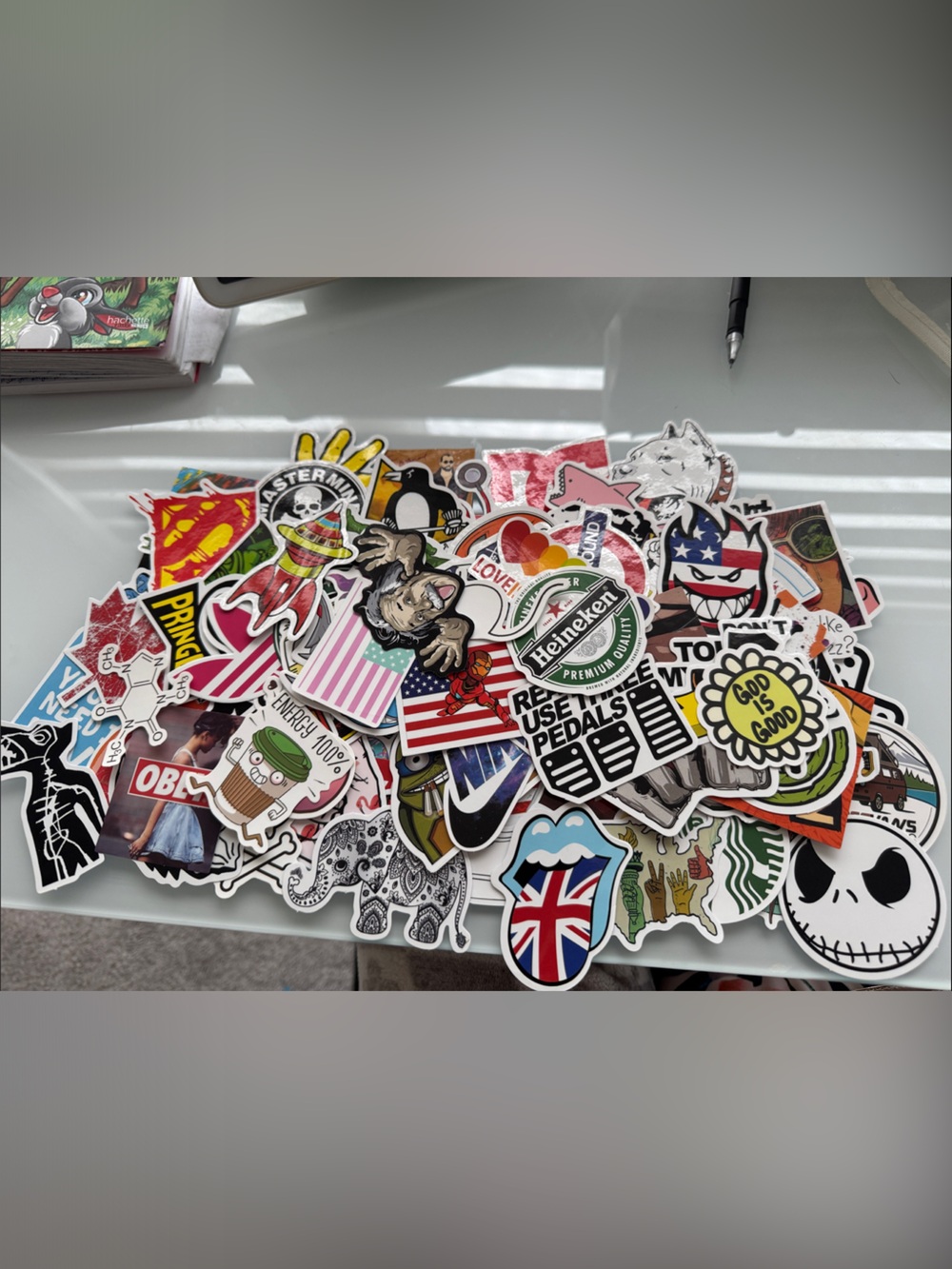 Assorted Colorful Sticker Pack - & Mixed Designs